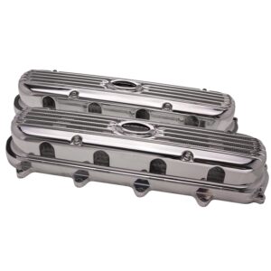 BILLET SPECIALTIES Valve Covers Gen V LT Ribbed Polished P95570