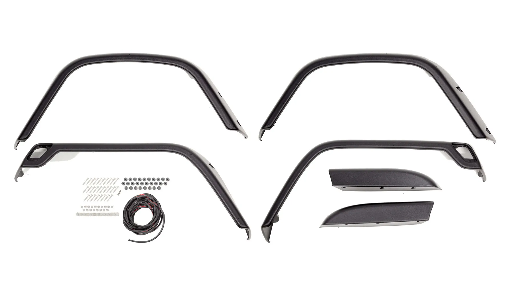 BUSHWACKER 97-06 Jeep Wrangler TJ Pocket Style Flares- 4pc 10908-07