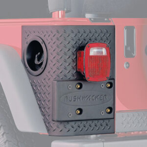 BUSHWACKER 18-  Jeep Wrangler JL Rear Corner Trail Armor 14084