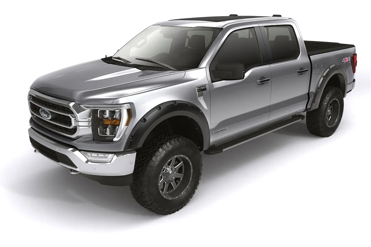BUSHWACKER 17-21 Ford F250 Forge Fender Flares Black 4Pcs 28129-08