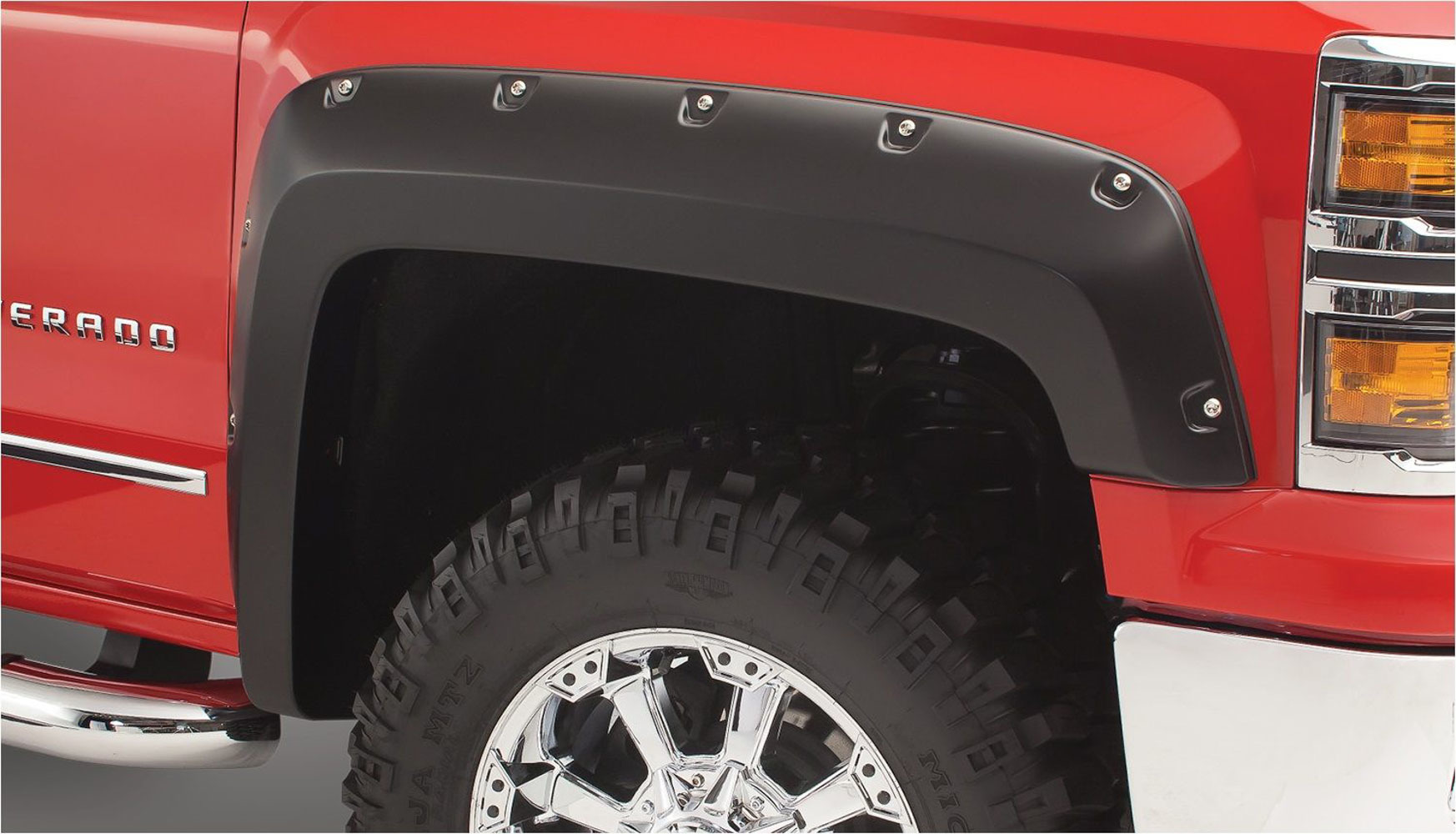 BUSHWACKER 14- GM Silverado 1500 Pocket Style Flares 4Pcs 40957-02