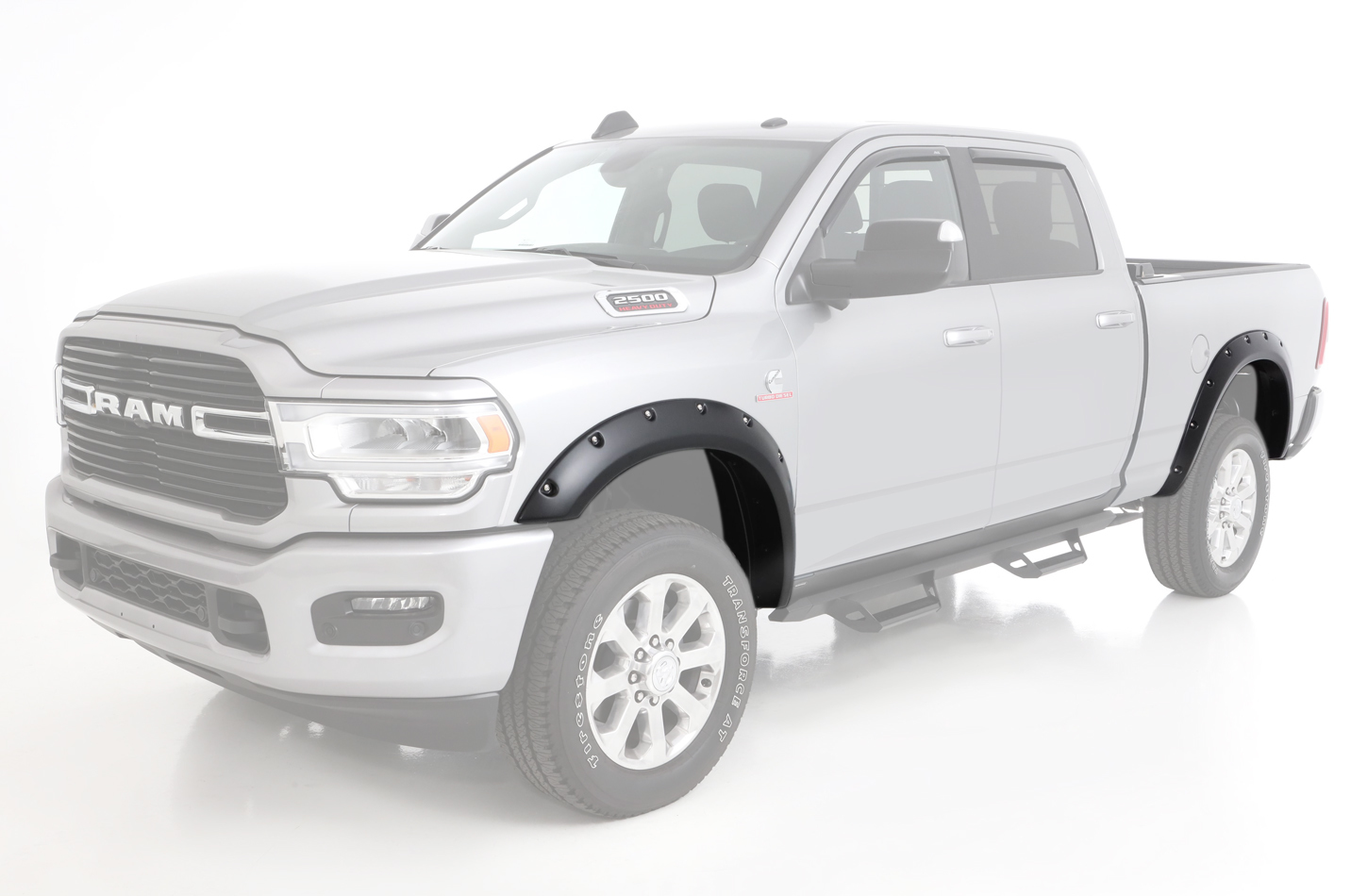 BUSHWACKER 19- Dodge Ram 2500 Deb ossed Style Flares 4pc. 50930-02