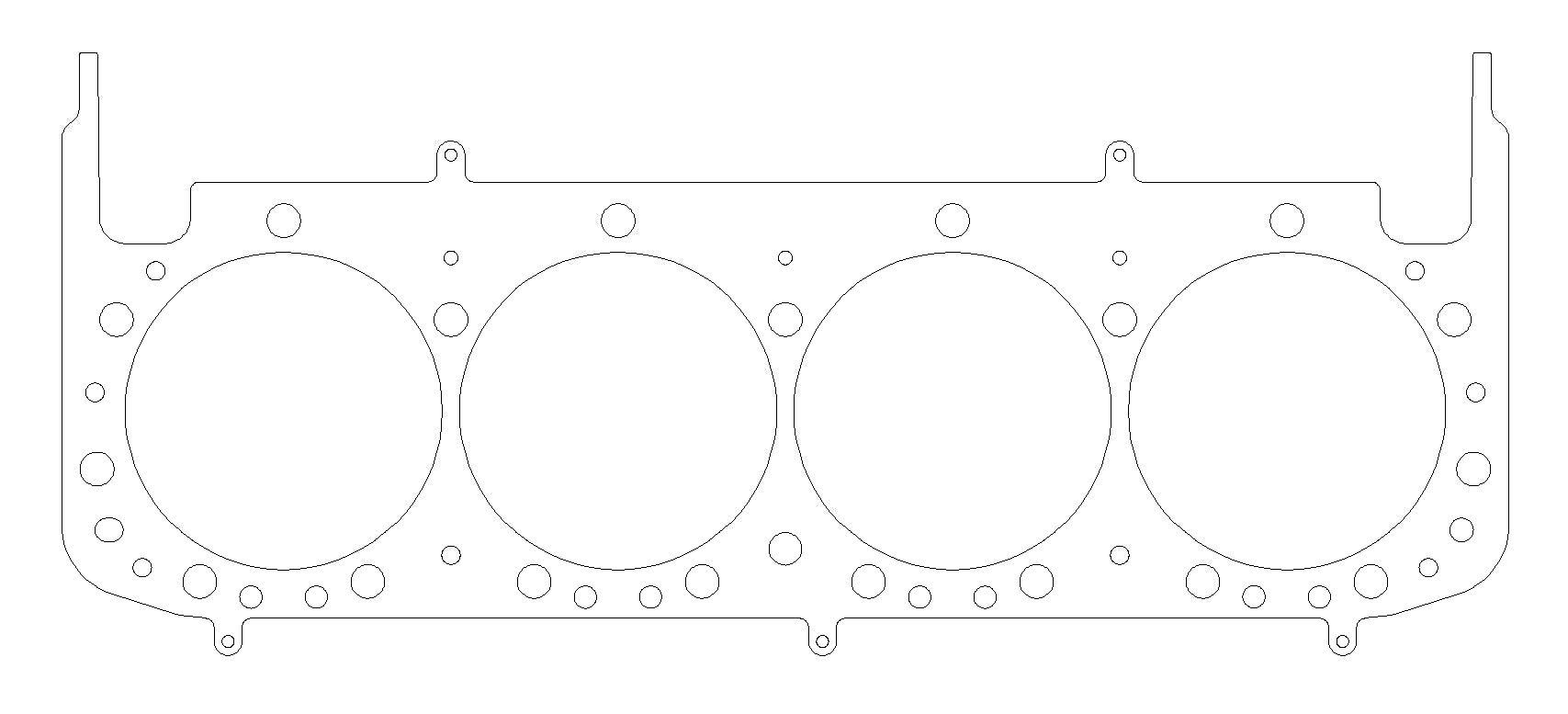 COMETIC GASKETS 4.270 MLS Head Gasket SBC w/4.5in Bore Centers C5215-040