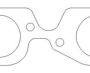 COMETIC GASKETS MLS Exhaust Gasket Set BBC w/2.000 Round Port C5349-030