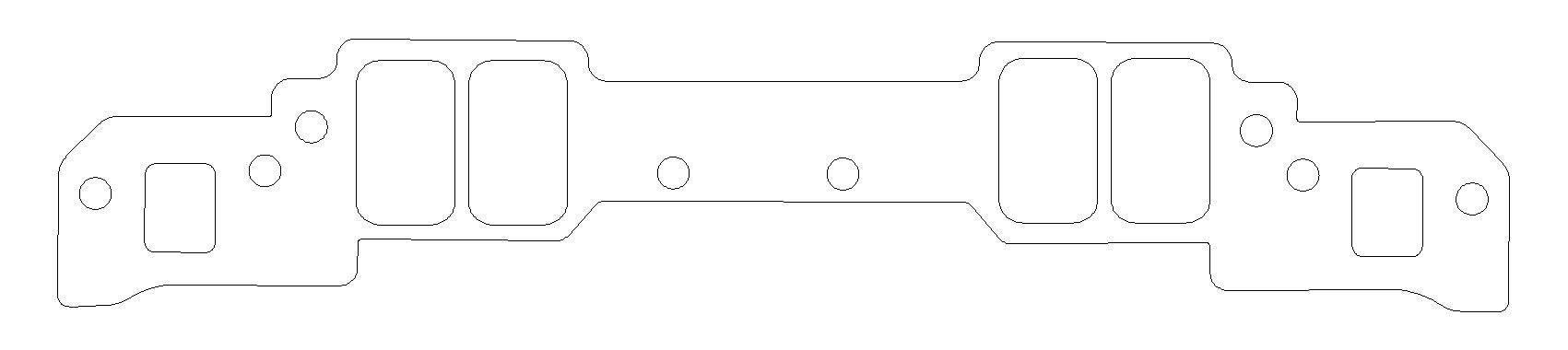 COMETIC GASKETS Intake Gasket Set SBC w/18 Degree Heads C5541-060