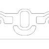 COMETIC GASKETS Intake Manifold Gasket Set SBM 318/340/360 C5624-060