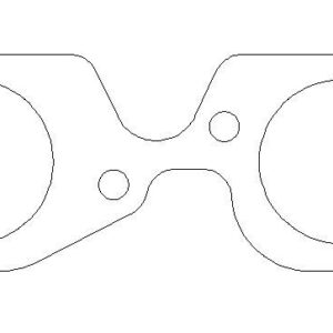 COMETIC GASKETS BBC MLS Exhaust Gasket Set 2.130 Round Port C5996-030
