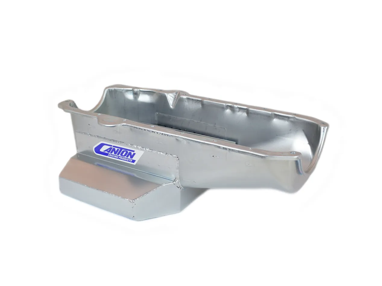 CANTON SBC Vette Road Race Oil Pan - 2pc. Rear Main 15-240