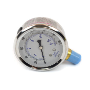 CANTON S/S Accusump Gauge 0-160psi- Liquid Filled 24-500