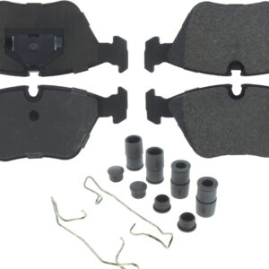 CENTRIC BRAKE PARTS Posi-Quiet Semi-Metallic Brake Pads with Hardwar 104.03941