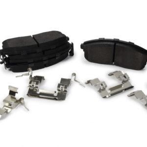 CENTRIC BRAKE PARTS Posi-Quiet Semi-Metallic Brake Pads with Hardwar 104.08151