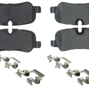 CENTRIC BRAKE PARTS Posi-Quiet Semi-Metallic Brake Pads with Hardwar 104.1099