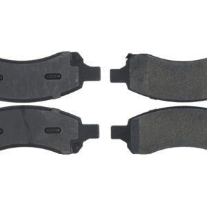 CENTRIC BRAKE PARTS Posi-Quiet Semi-Metallic Brake Pads with Hardwar 104.1169