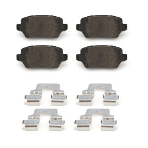 CENTRIC BRAKE PARTS Posi-Quiet Semi-Metallic Brake Pads 104.1362