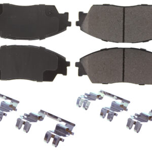 CENTRIC BRAKE PARTS Posi-Quiet Ceramic Brake Pads with Shims and Har 105.0373