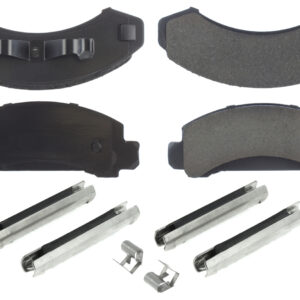 CENTRIC BRAKE PARTS Posi-Quiet Ceramic Brake Pads with Shims and Har 105.0387