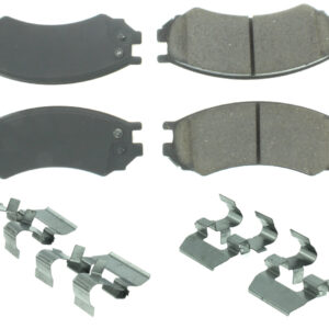 CENTRIC BRAKE PARTS Posi-Quiet Ceramic Brake Pads with Shims and Har 105.0507