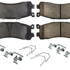 CENTRIC BRAKE PARTS Posi-Quiet Ceramic Brake Pads with Shims and Har 105.0553