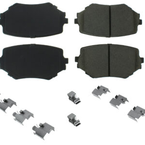 CENTRIC BRAKE PARTS Posi-Quiet Ceramic Brake Pads with Shims and Har 105.068