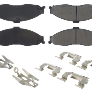 CENTRIC BRAKE PARTS Posi-Quiet Ceramic Brake Pads with Shims and Har 105.0749