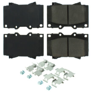 CENTRIC BRAKE PARTS Posi-Quiet Ceramic Brake Pads with Shims and Har 105.0772