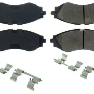 CENTRIC BRAKE PARTS Posi-Quiet Ceramic Brake Pads with Shims and Har 105.0797