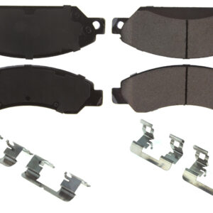 CENTRIC BRAKE PARTS Posi-Quiet Ceramic Brake Pads with Shims and Har 105.1092