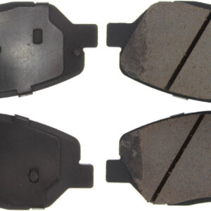 CENTRIC BRAKE PARTS Posi-Quiet Ceramic Brake Pads with Shims and Har 105.1202