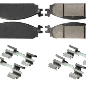 CENTRIC BRAKE PARTS Posi-Quiet Ceramic Brake Pads with Shims and Har 105.1376