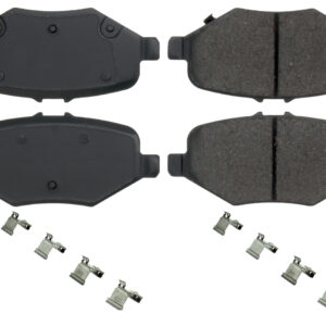 CENTRIC BRAKE PARTS Posi-Quiet Ceramic Brake Pads with Shims and Har 105.1612