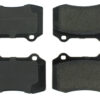 CENTRIC BRAKE PARTS Posi-Quiet Extended Wear Brake Pads with Shims 106.05921
