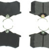 CENTRIC BRAKE PARTS Premium Semi-Metallic Br ake Pads with Shims 300.034