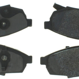CENTRIC BRAKE PARTS Premium Semi-Metallic Br ake Pads with Shims and 300.0376