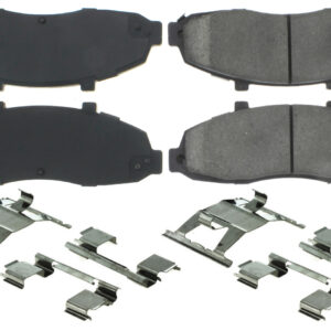CENTRIC BRAKE PARTS Premium Semi-Metallic Br ake Pads with Shims and 300.0679