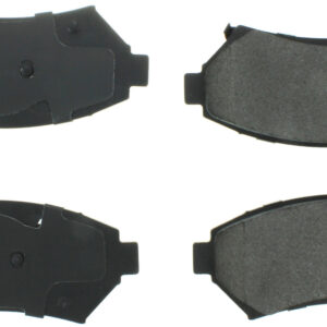 CENTRIC BRAKE PARTS Premium Semi-Metallic Br ake Pads with Shims and 300.0699