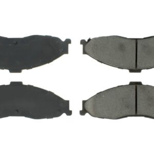 CENTRIC BRAKE PARTS Premium Semi-Metallic Br ake Pads with Shims and 300.0749