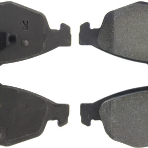 CENTRIC BRAKE PARTS Premium Semi-Metallic Br ake Pads with Shims and 300.0869