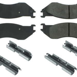 CENTRIC BRAKE PARTS Premium Semi-Metallic Br ake Pads with Shims and 300.0897