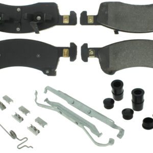 CENTRIC BRAKE PARTS Premium Semi-Metallic Br ake Pads with Shims and 300.0934
