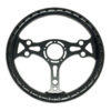 CHASSIS ENGINEERING 13in Black Alum. Dished Steering Wheel C/E2741