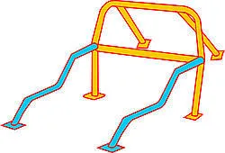 CHASSIS ENGINEERING Pro Street Side Bar Kit 1-3/4 x 0.134 DOM C/E3213