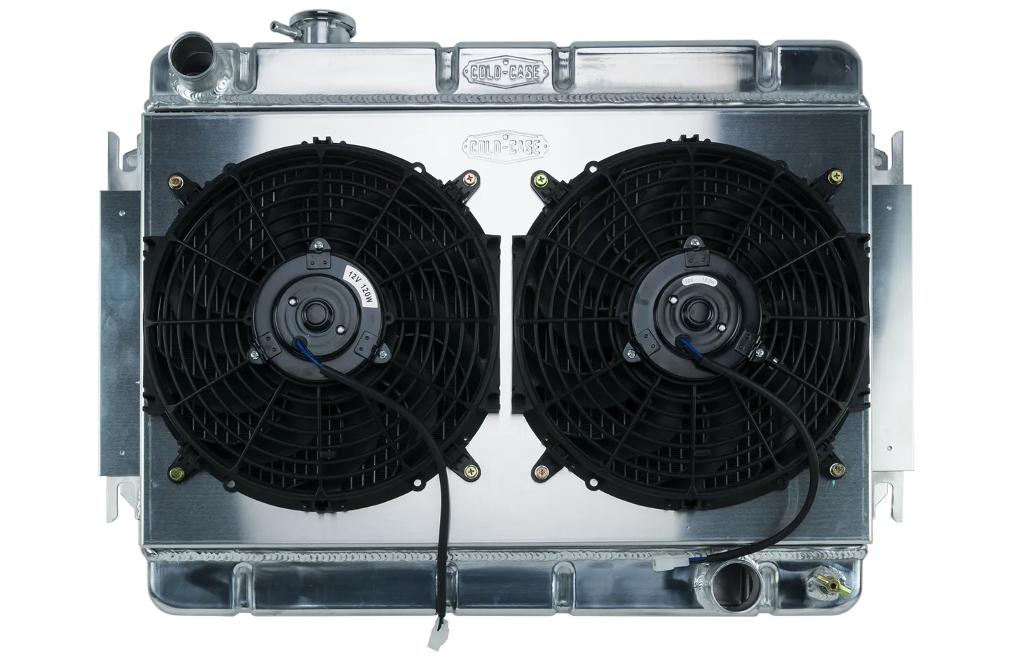 COLD CASE RADIATORS 66-67 Chevelle Radiator & Dual 12in Fan Kit AT CHE542AK