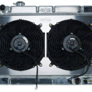 COLD CASE RADIATORS 66-67 Chevelle Radiator & Dual 12in Fan Kit MT CHE542K