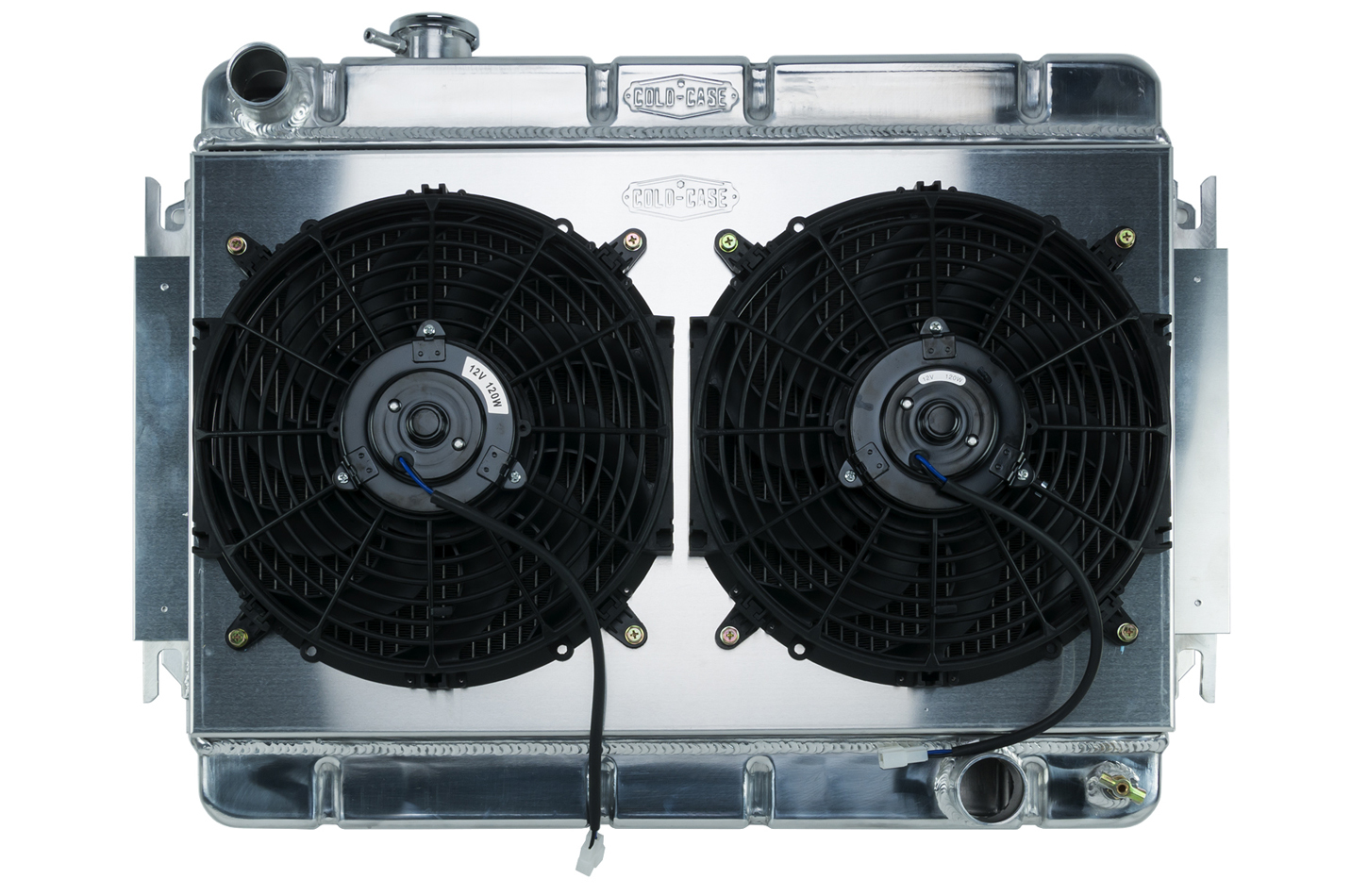 COLD CASE RADIATORS 66-67 Chevelle Radiator & Dual 12in Fan Kit MT CHE542K