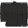 COLD CASE RADIATORS 61-65 Impala Radiator w/500 Steering Box Black CHI565A-5B
