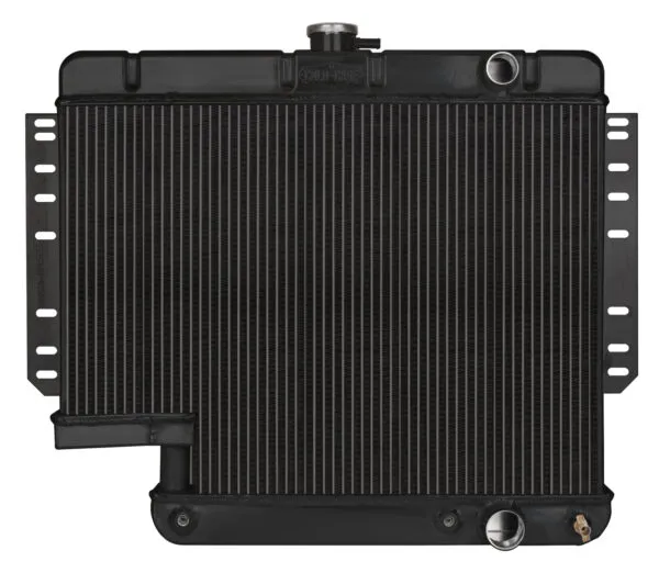 Cold Full Radiator Car COLD CASE RADIATORS 61-65 Impala Radiator w/500 Steering Box Black ...