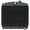 COLD CASE RADIATORS 55-56 Chevy Radiator 6 Cylinder Black CHT563AB