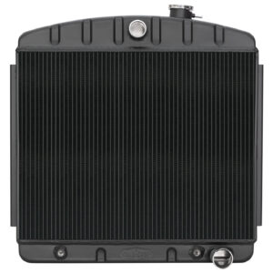 COLD CASE RADIATORS 55-56 Chevy Radiator 6 Cylinder Black CHT563AB