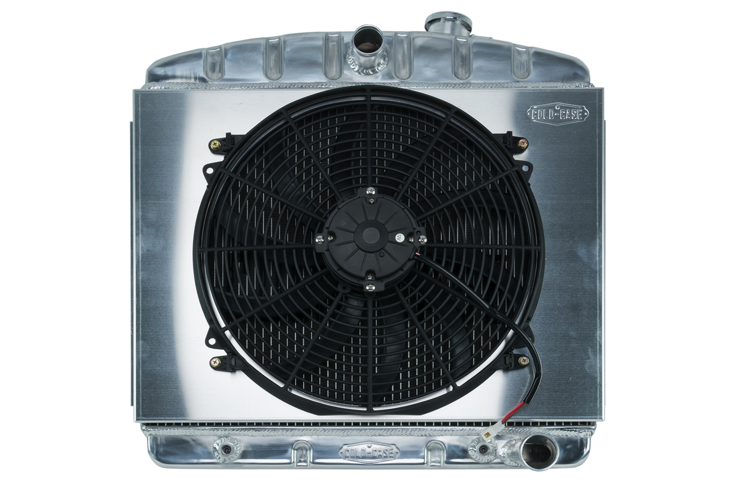 COLD CASE RADIATORS 55-56 Tri-5 Chevy Radiat or & 16in Fan Kit 6 Cyl ...