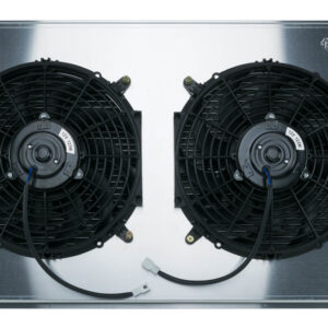 COLD CASE RADIATORS 67-76 GM P/U Radiator w/Dual 14in Fan kit GMT558ASK